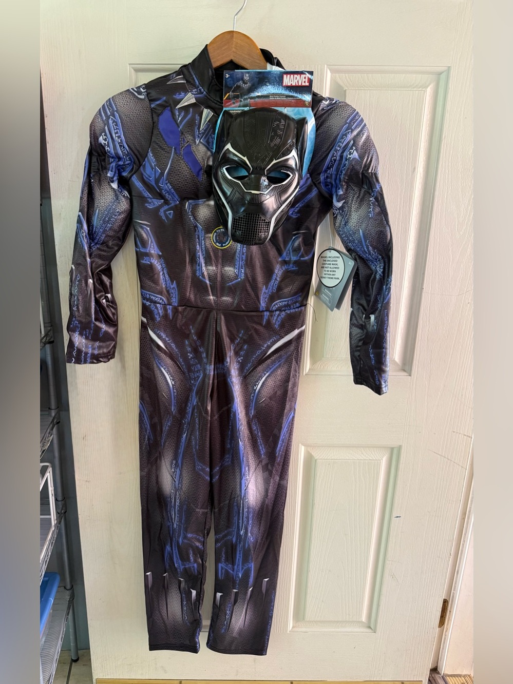 Marvel Black Panther Kids Costume - Black & Blue Accent